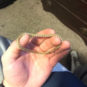 8 inch, 10kt gold bracelet